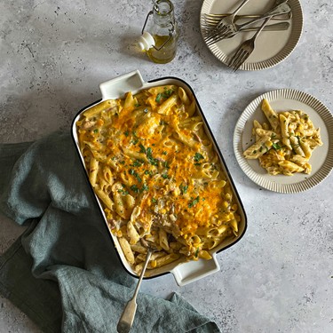 Tuna & Sweet Corn Pasta Bake Recipe | SideChef