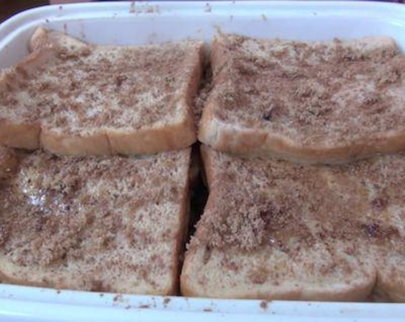 step 5 Place French Toast in oven for 25-30 minutes or until golden brown.