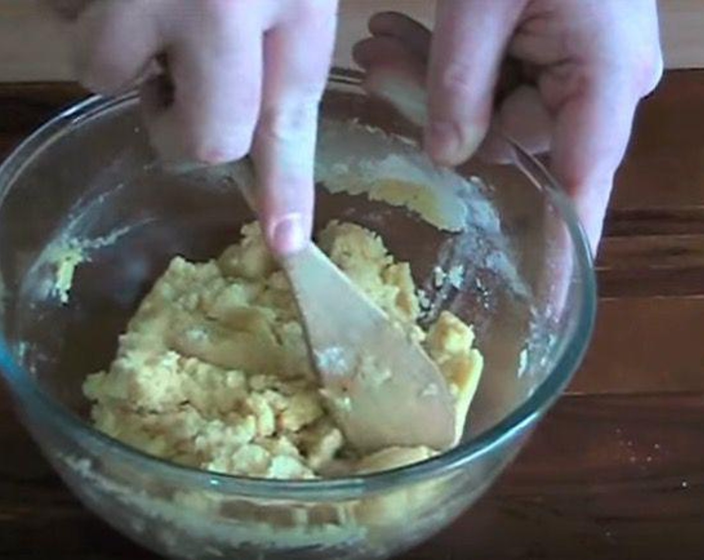 step 2 In a mixing bowl, add All-Purpose Flour (1 1/2 cups), Powdered Confectioners Sugar (1/2 cup), and Butter (5.5 oz). Mix together.