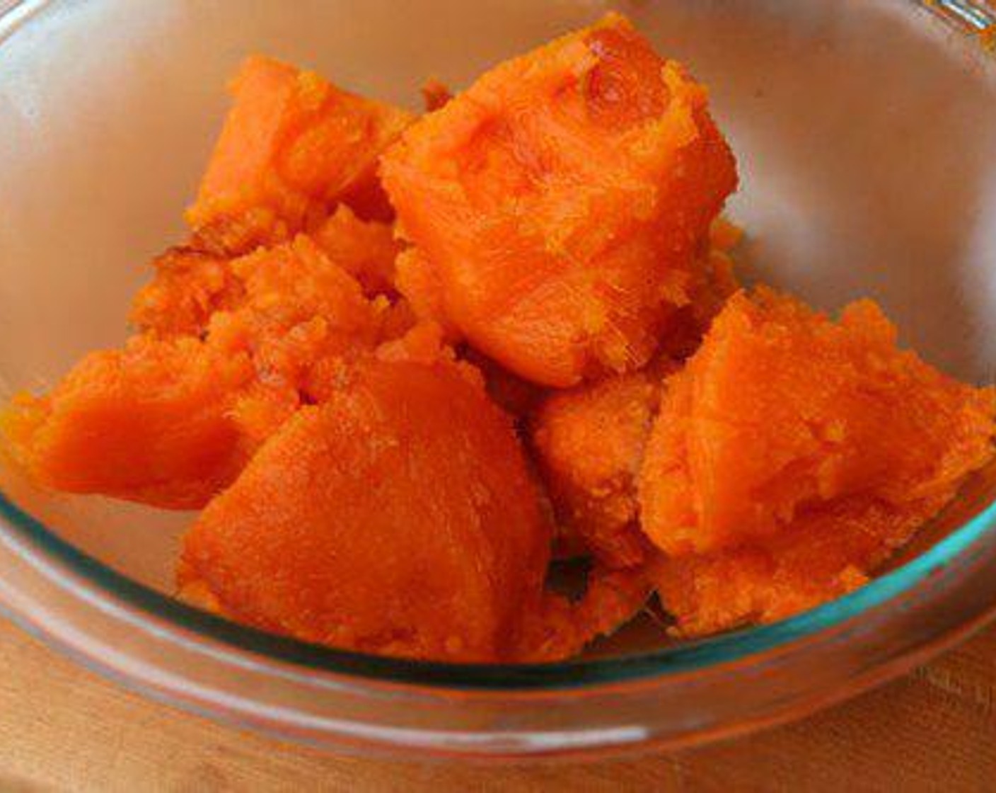 step 3 Peel sweet potatoes and place in a large bowl. Add Butter (1/2 cup), Dark Brown Sugar (1/2 cup), Heavy Cream (1/2 cup), Farmhouse Eggs® Large Brown Eggs (2), Vanilla Extract (1 tsp), Salt (1 tsp), Simply Organic Cinnamon, Ground (1/2 tsp), Cayenne Pepper (1/8 tsp) and stir to combine. Spoon into cast iron skillet.
