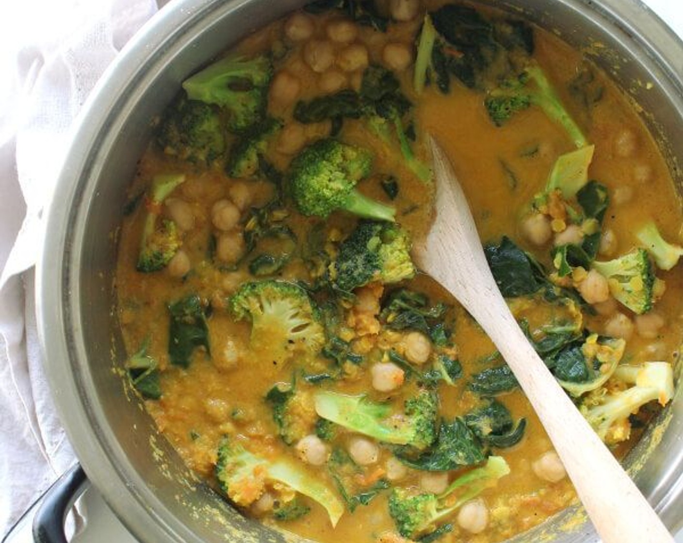 Chickpea, Tomato, and Spinach Curry