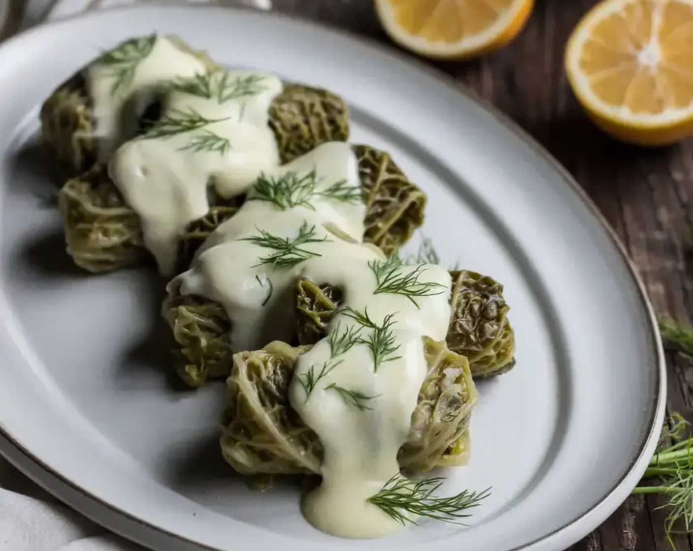 Lahanodolmades (Greek Cabbage Rolls)