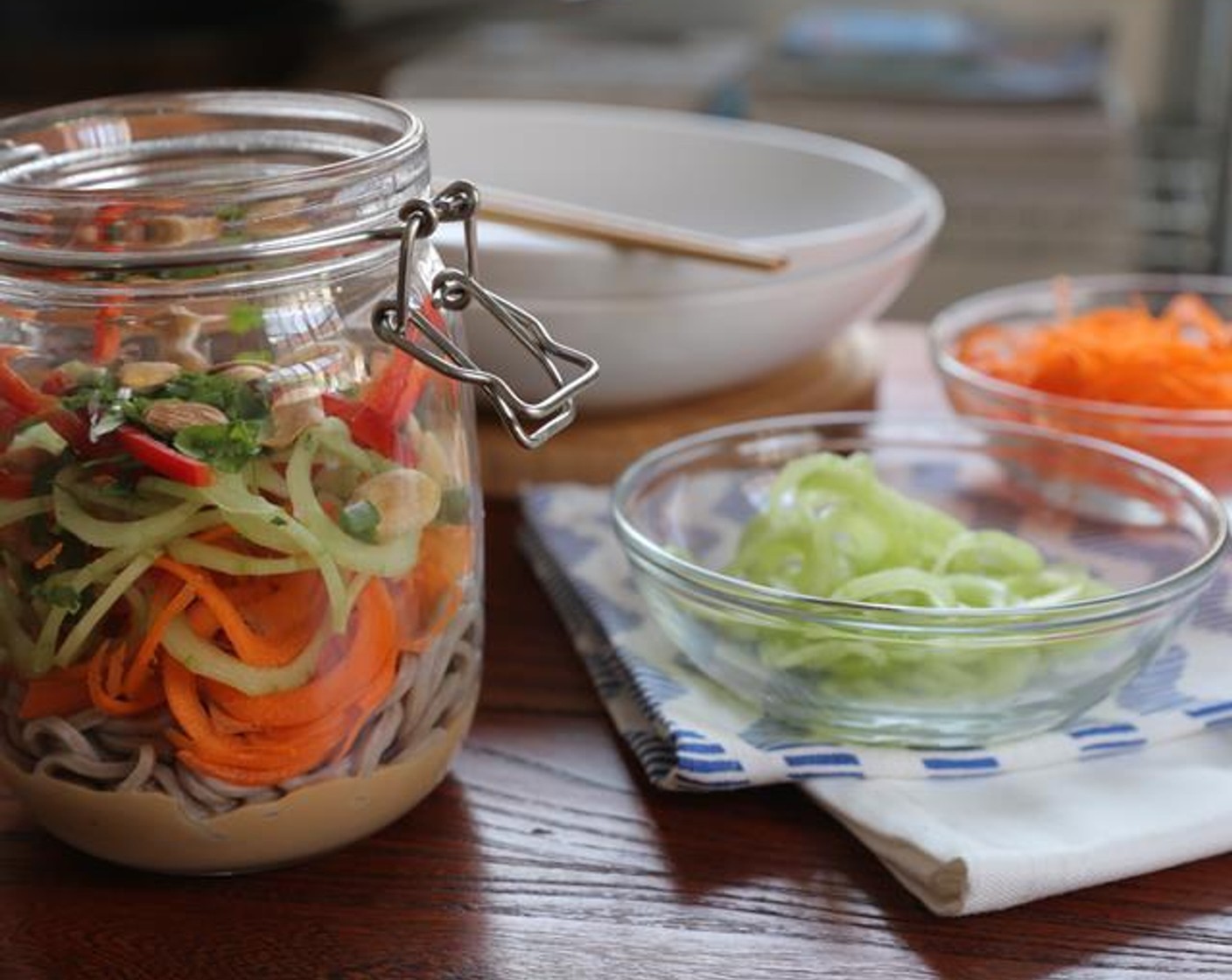 Peanut Soba Noodle Jar