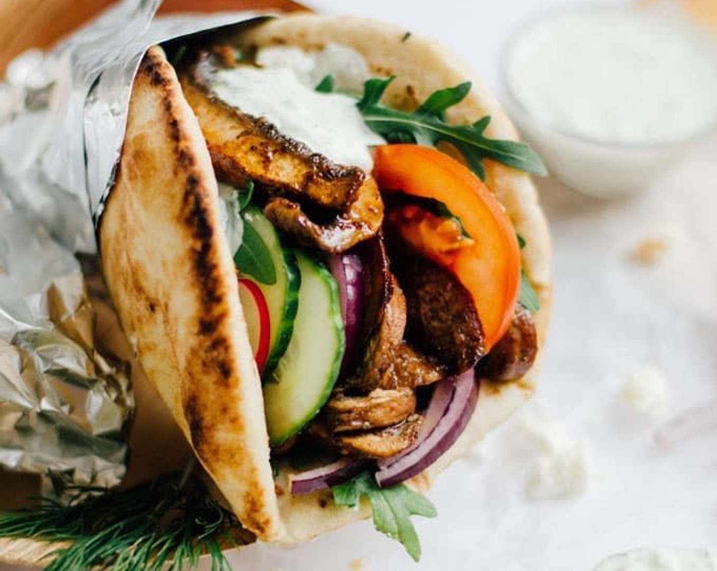 Portobello Mushroom Gyros