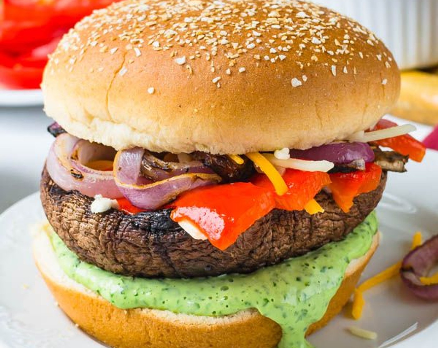 Grilled Portabella Burgers Recipe SideChef