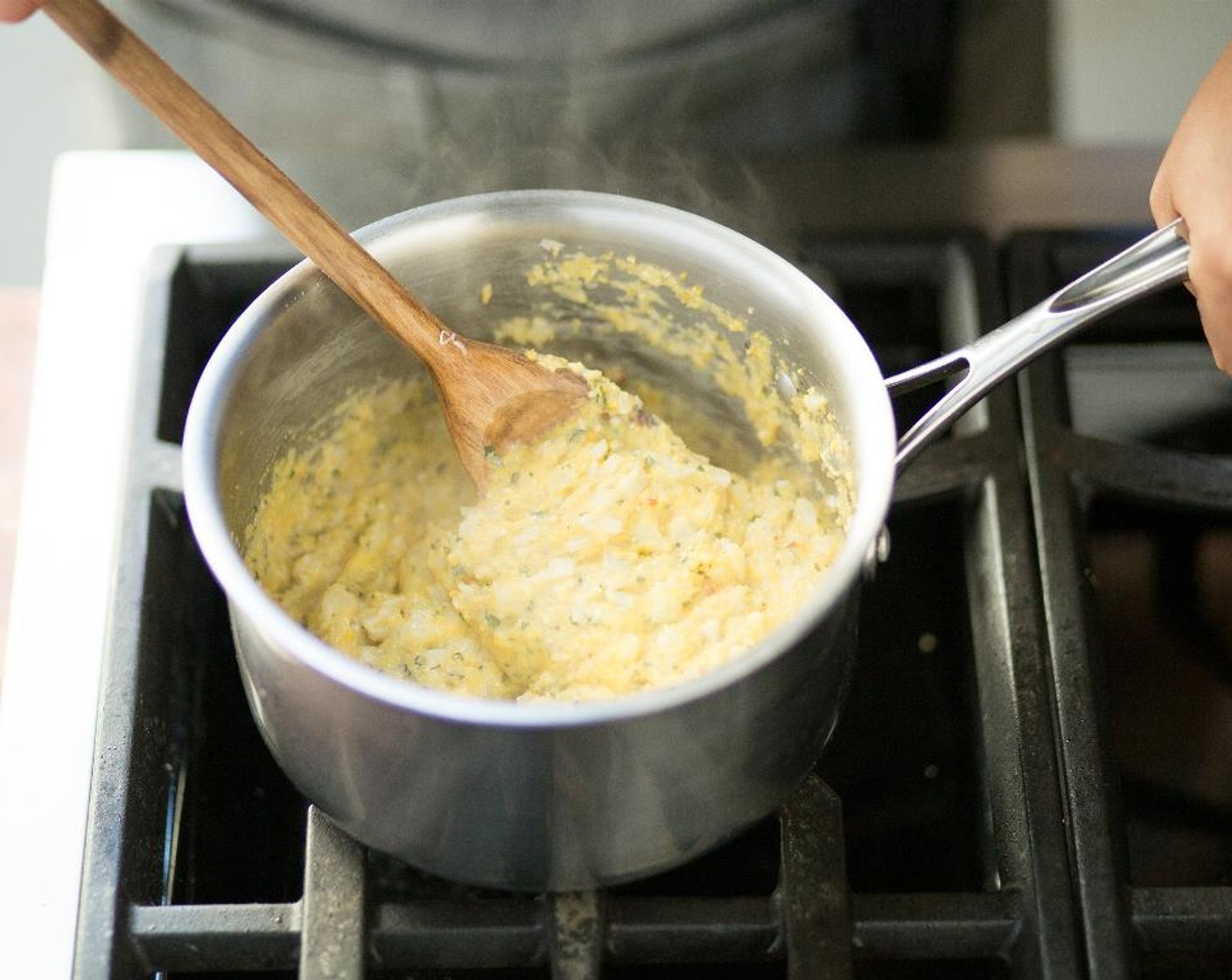 step 10 Reduce heat to medium, cook until thickened, stir occasionally with a wooden spoon for about 15 minutes.