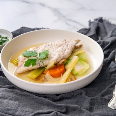 Barramundi on a Bed of Vegetables Recipe | SideChef