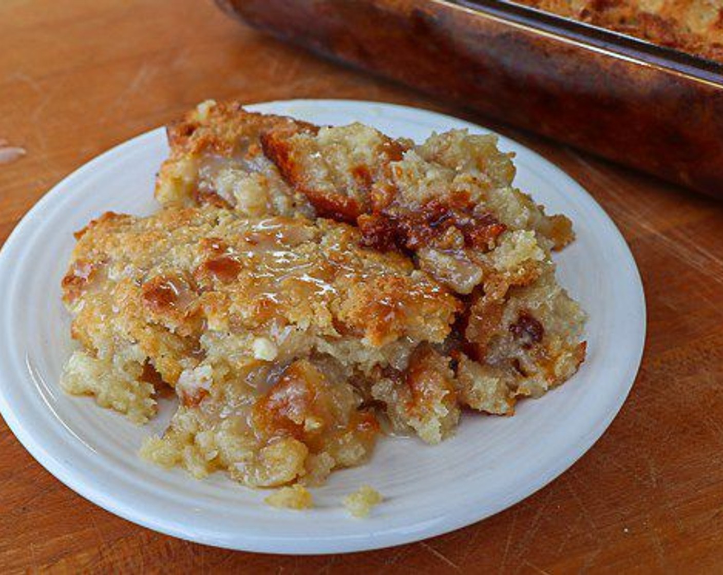 White Chocolate Bread Pudding