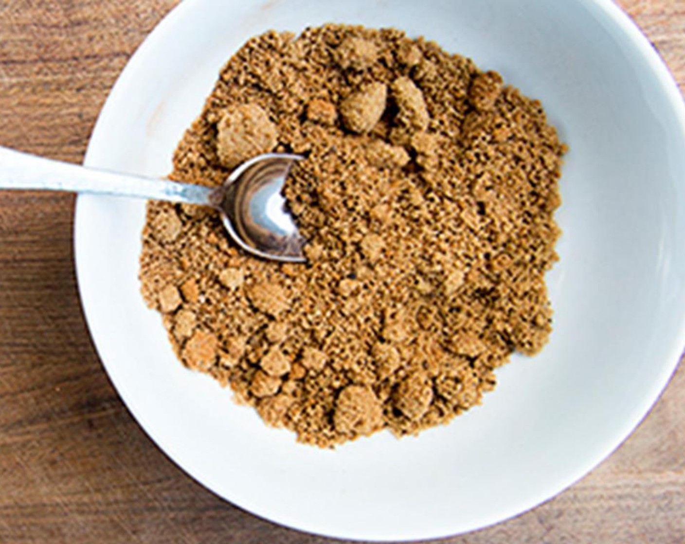 step 4 In a small bowl, mix Brown Sugar (1/2 cup), Simply Organic Cinnamon, Ground (1 tsp) and Ground Nutmeg (1 tsp).