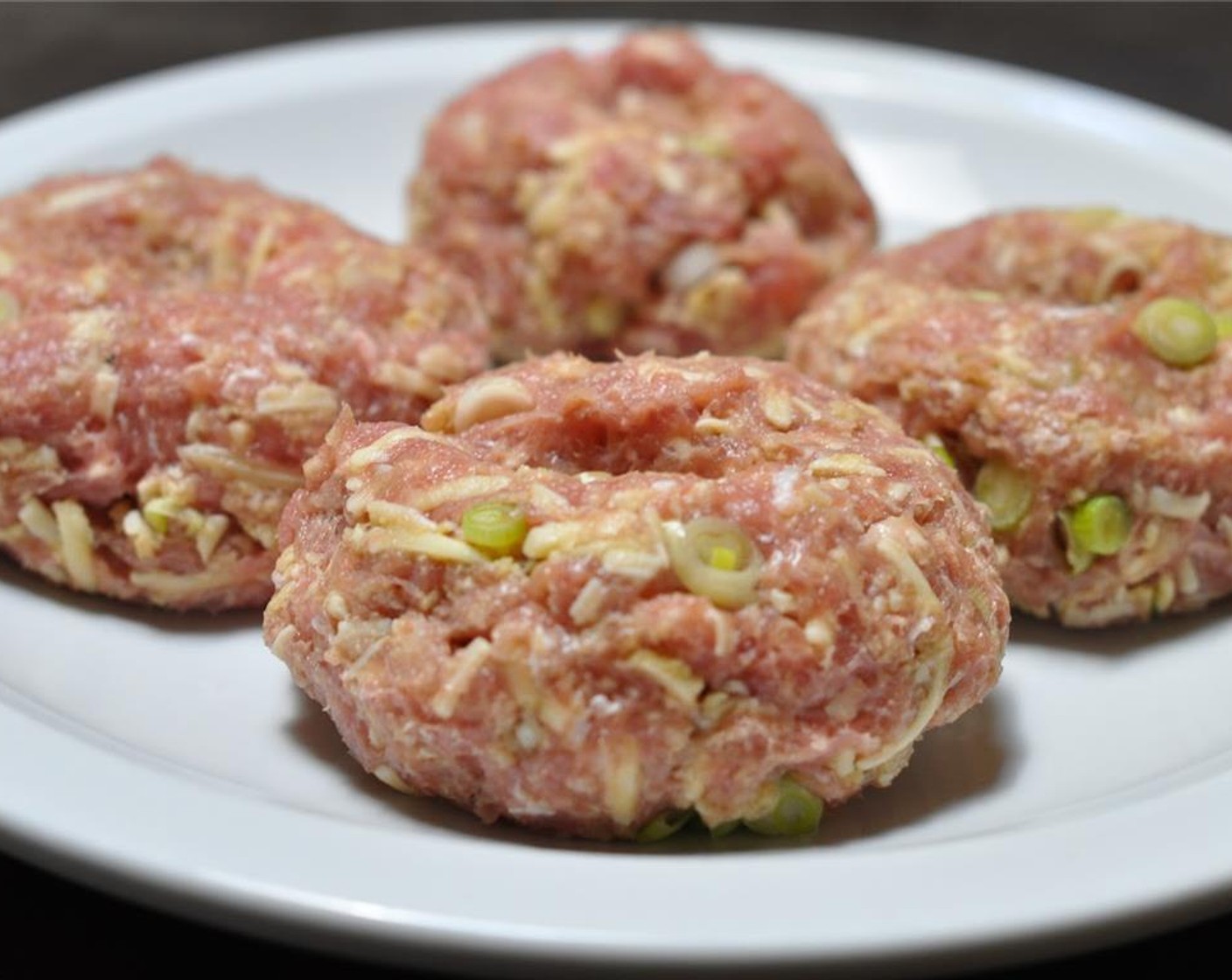 step 2 Gently shape the mixture into 4 patties.