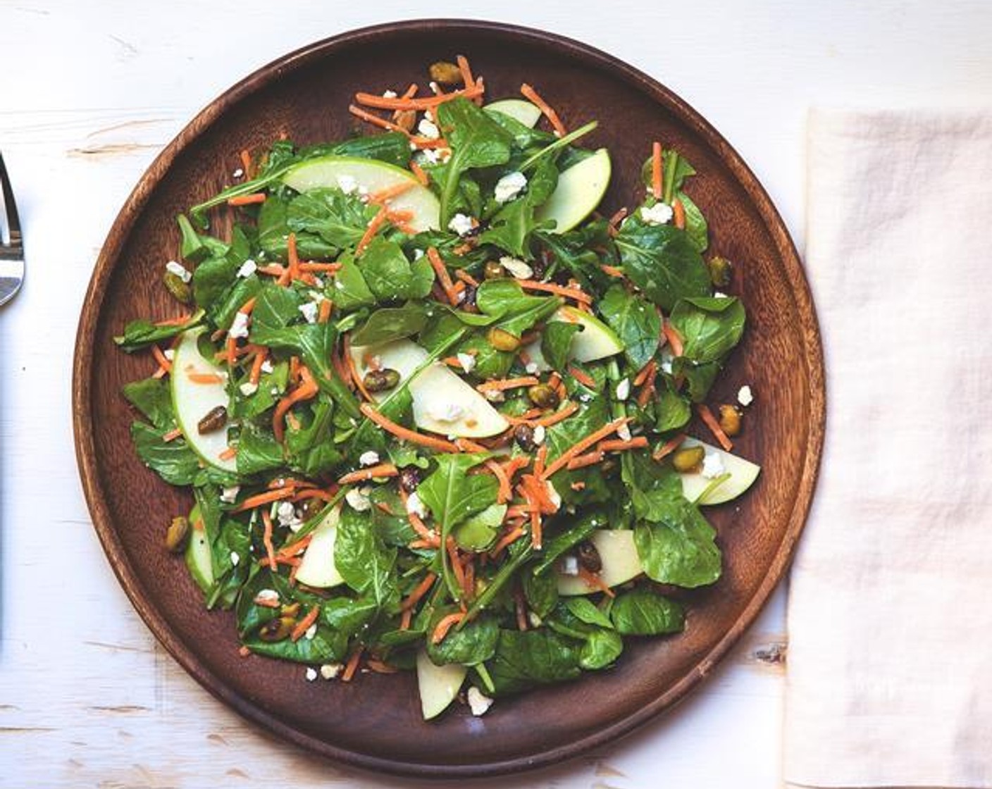 Arugula Salad with Green Apple and Goat Cheese