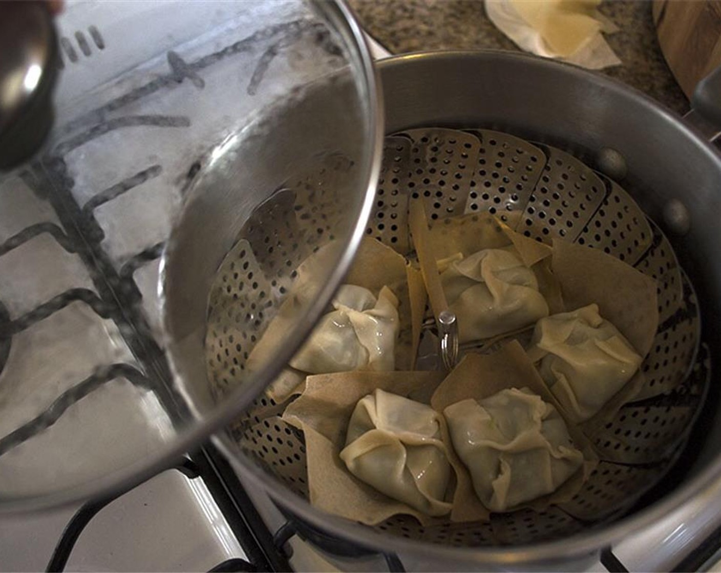 step 11 Steam the dumplings for 7 minutes.
