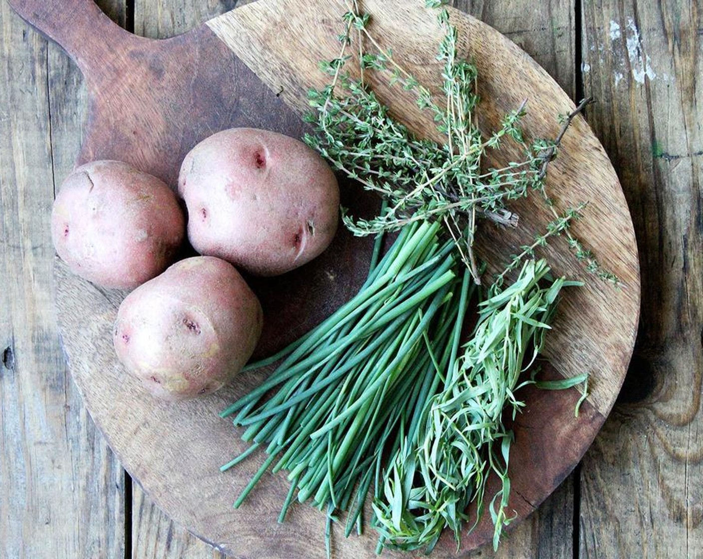 step 2 Thinly slice the Red Potatoes (3 cups) using a mandolin or sharp knife—they should be 1/8-inch thick or thinner.