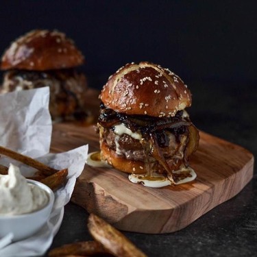 Beef & Bleu Cheeseburger Recipe | SideChef