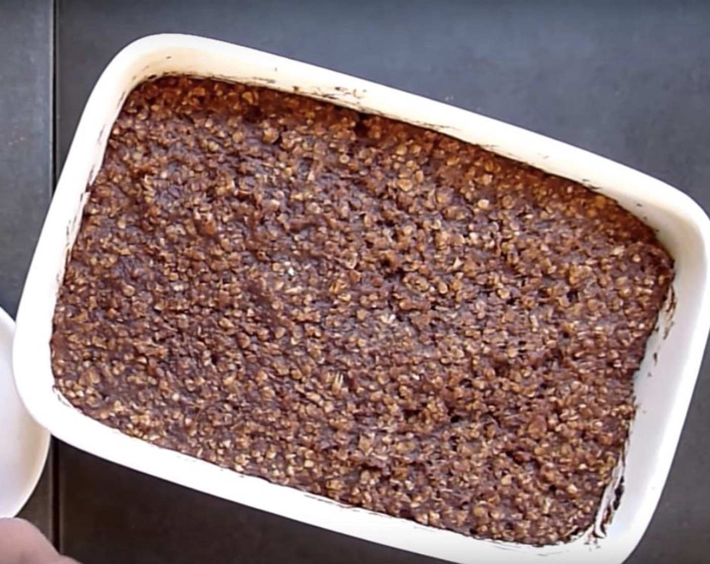step 7 Leave to cool before topping with melted Sugar-Free Chocolate (1/2 cup) or cutting into slices.