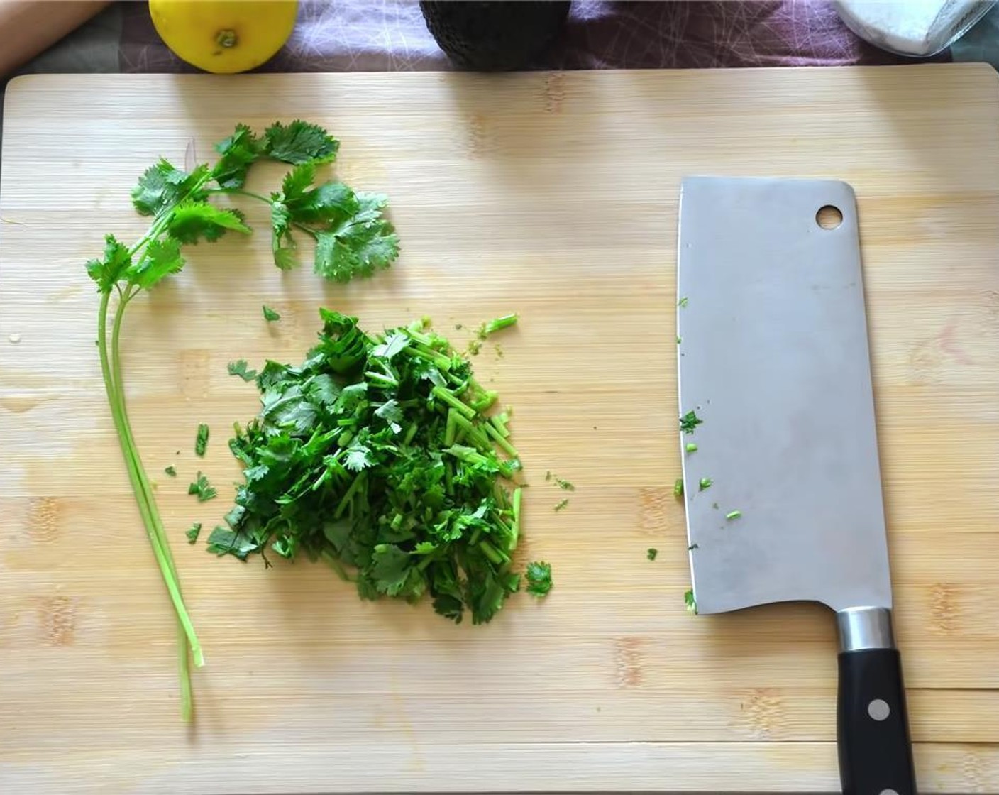 step 3 Chop the Fresh Cilantro (2 Tbsp).