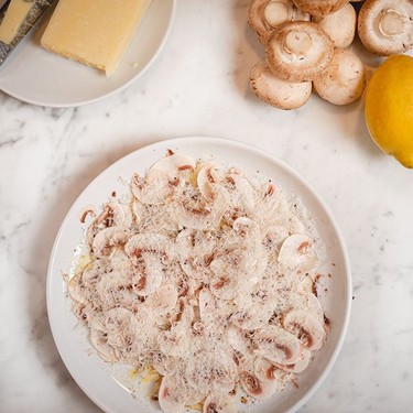 Button Mushroom Cacio e Pepe Recipe | SideChef