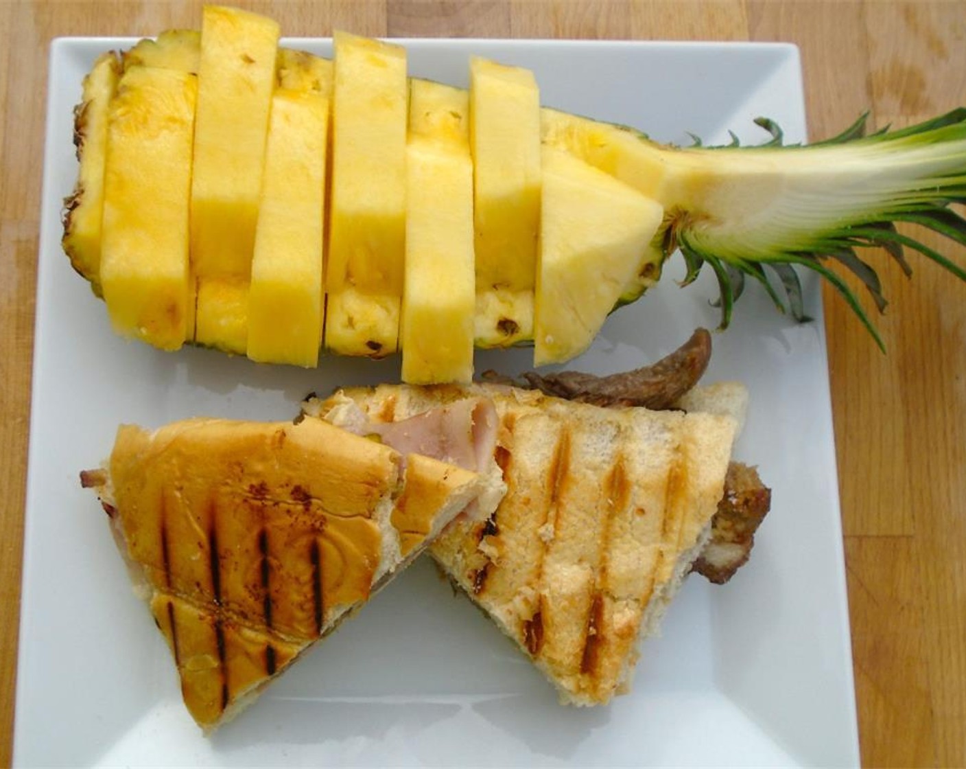 step 10 Serve with a side of french fries and pineapple or mango and Enjoy!