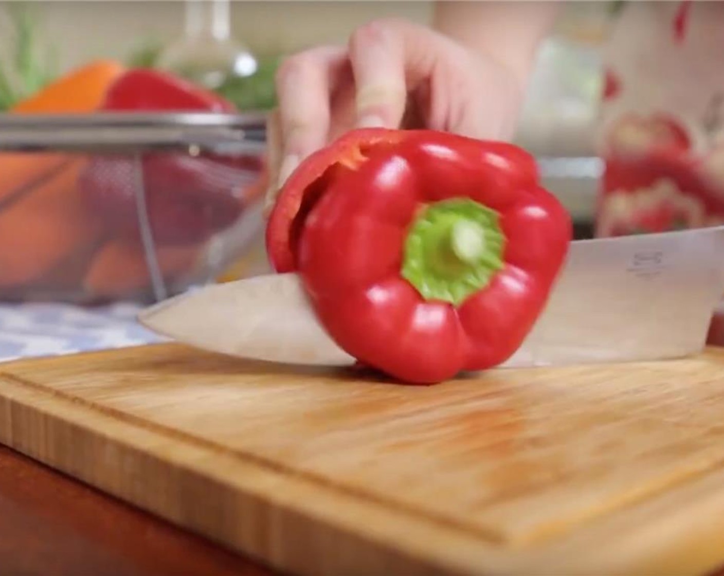 step 2 Thinly slice Red Bell Pepper (1).