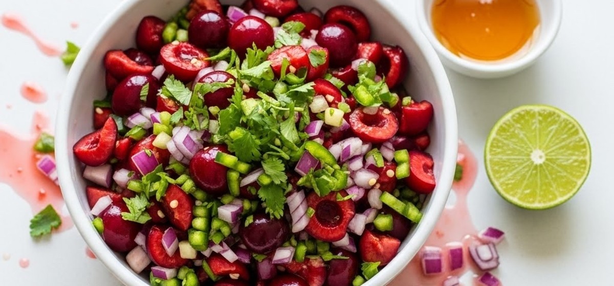 Fresh Cherry Salsa Recipe | SideChef