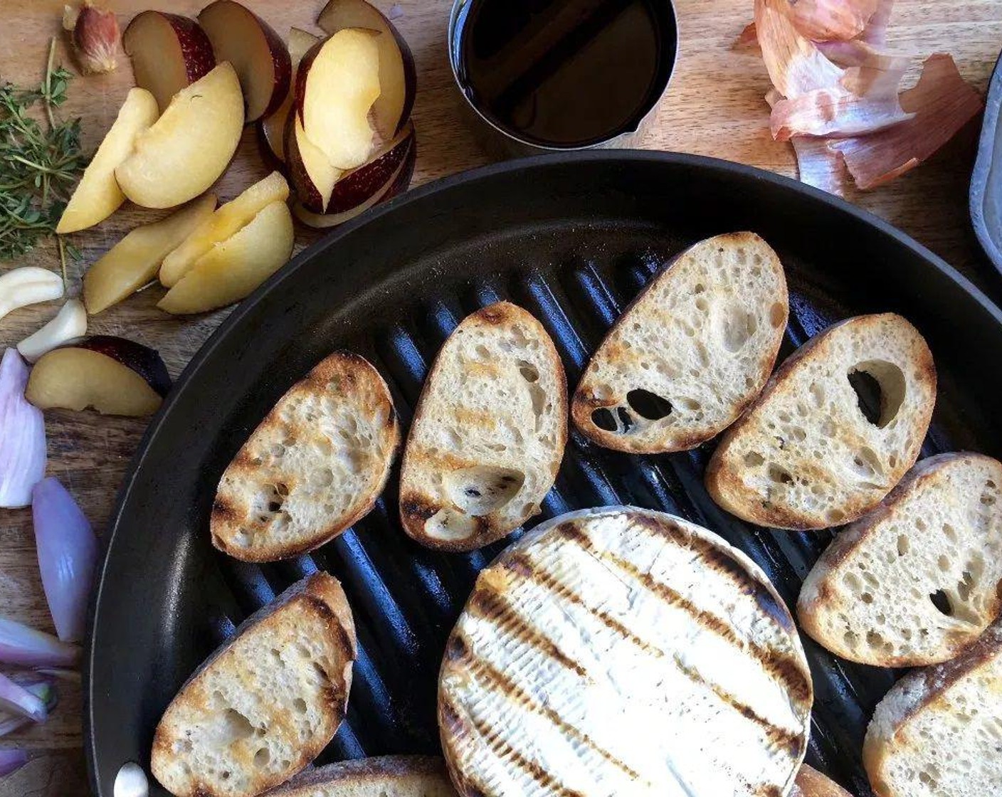 step 2 Grill Brie Cheese Round (1 pckg) over medium heat for about 3 minutes per side.