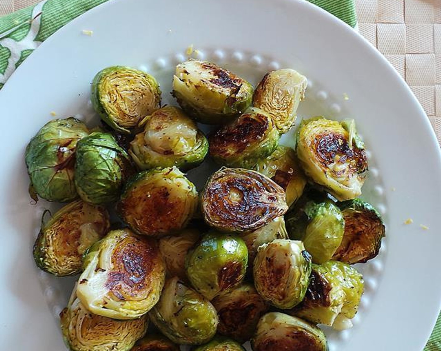 Lemon Rosemary Brussels Sprouts