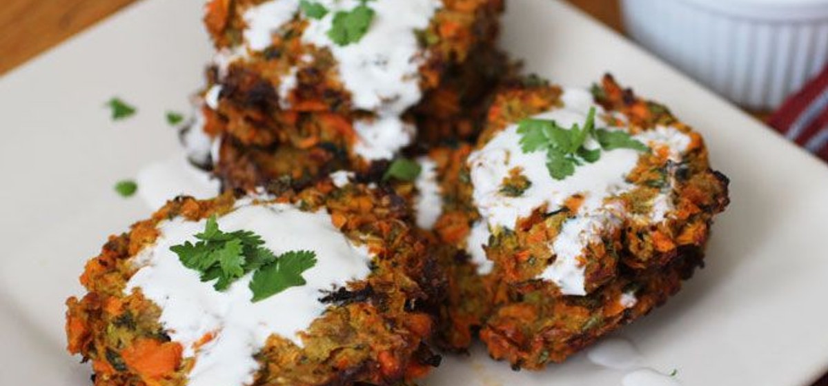 Curried Carrot & Zucchini Fritters Recipe | SideChef