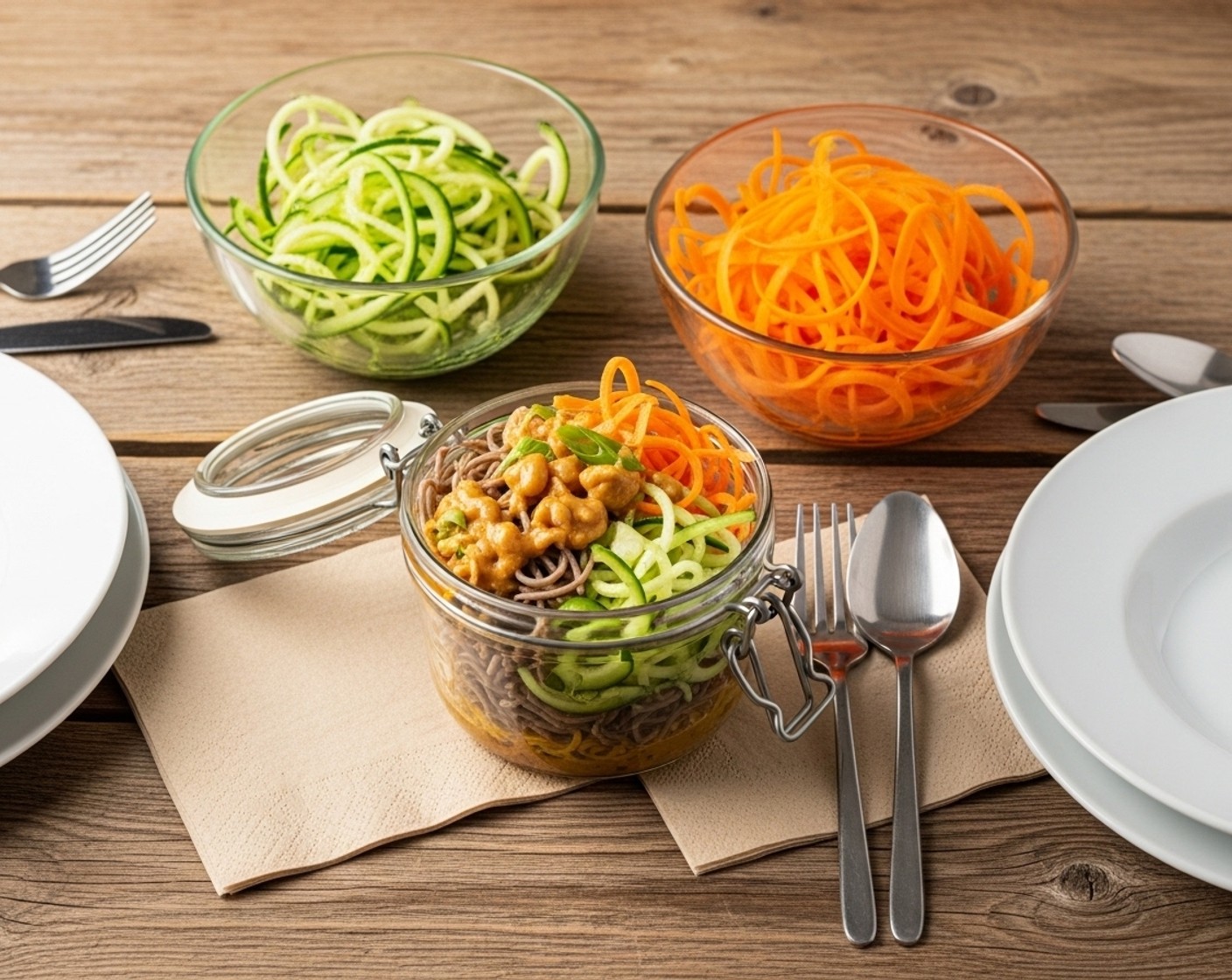 Peanut Soba Noodle Jar
