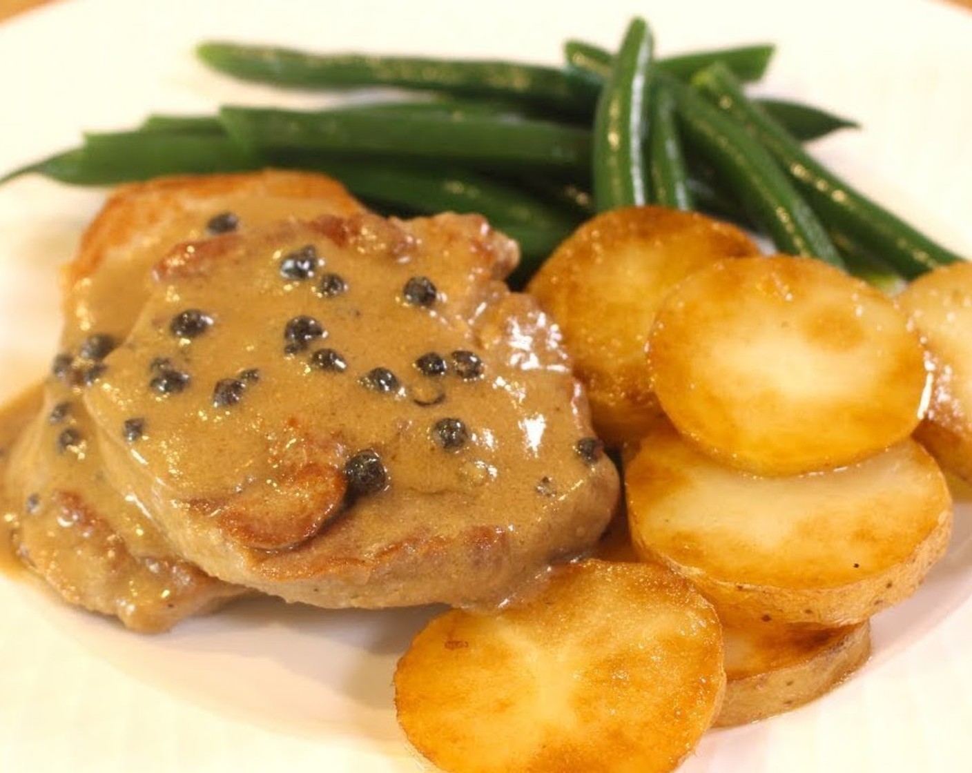 Pork Au Poivre (Peppercorn Sauce)