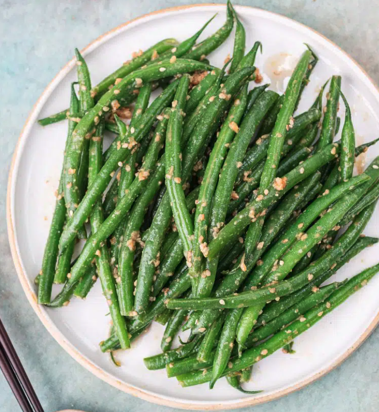 Green Beans with Miso and Sesame Dressing Recipe | SideChef