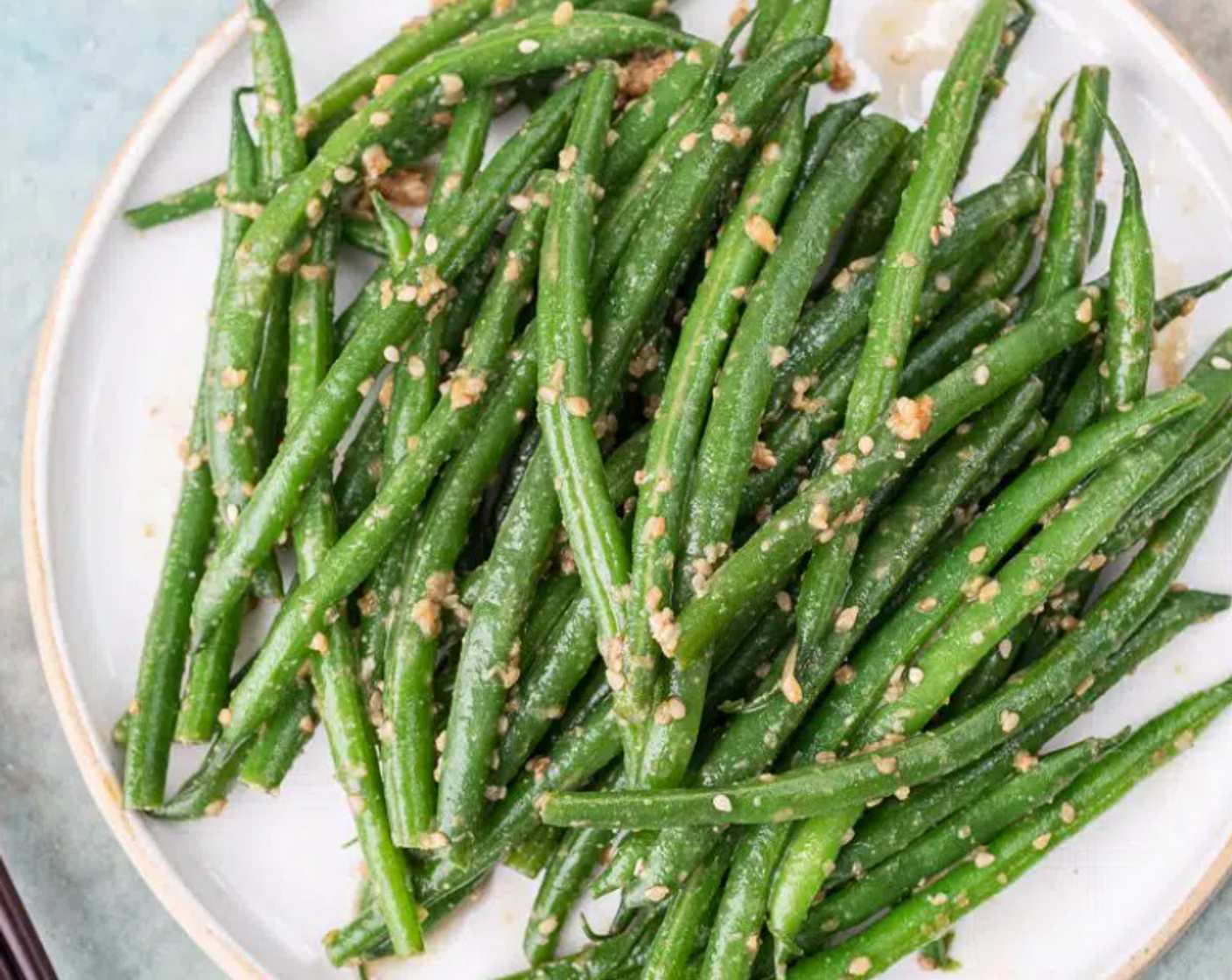 Green Beans with Miso and Sesame Dressing