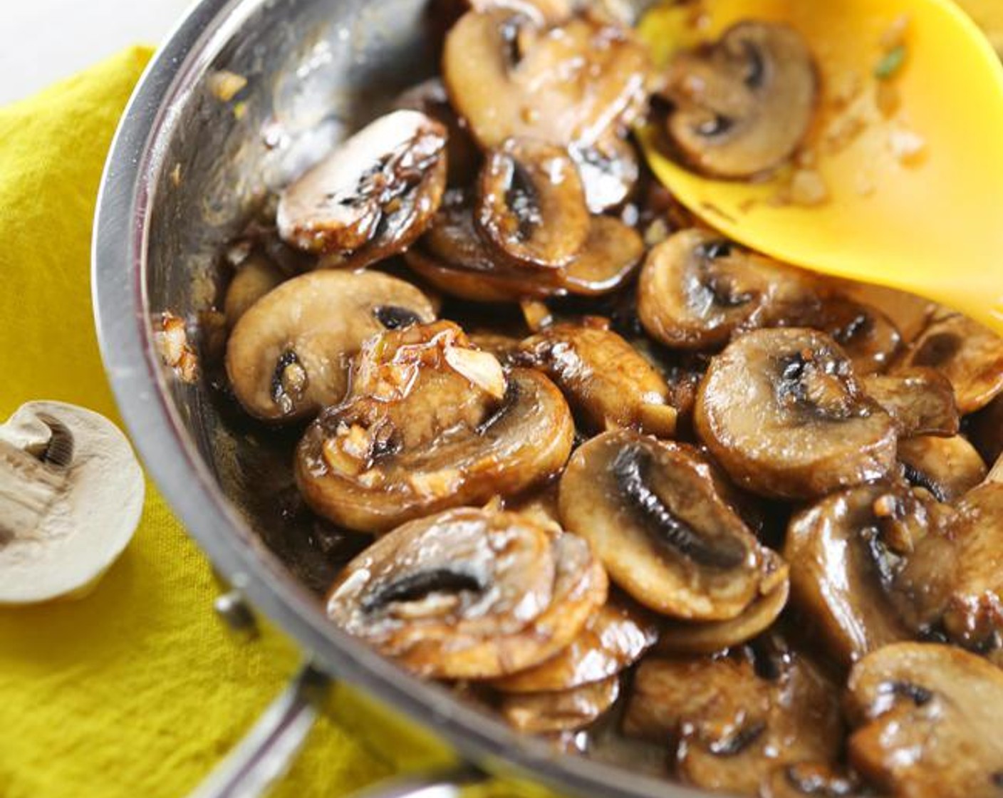 Soy Sauce Glazed Mushrooms