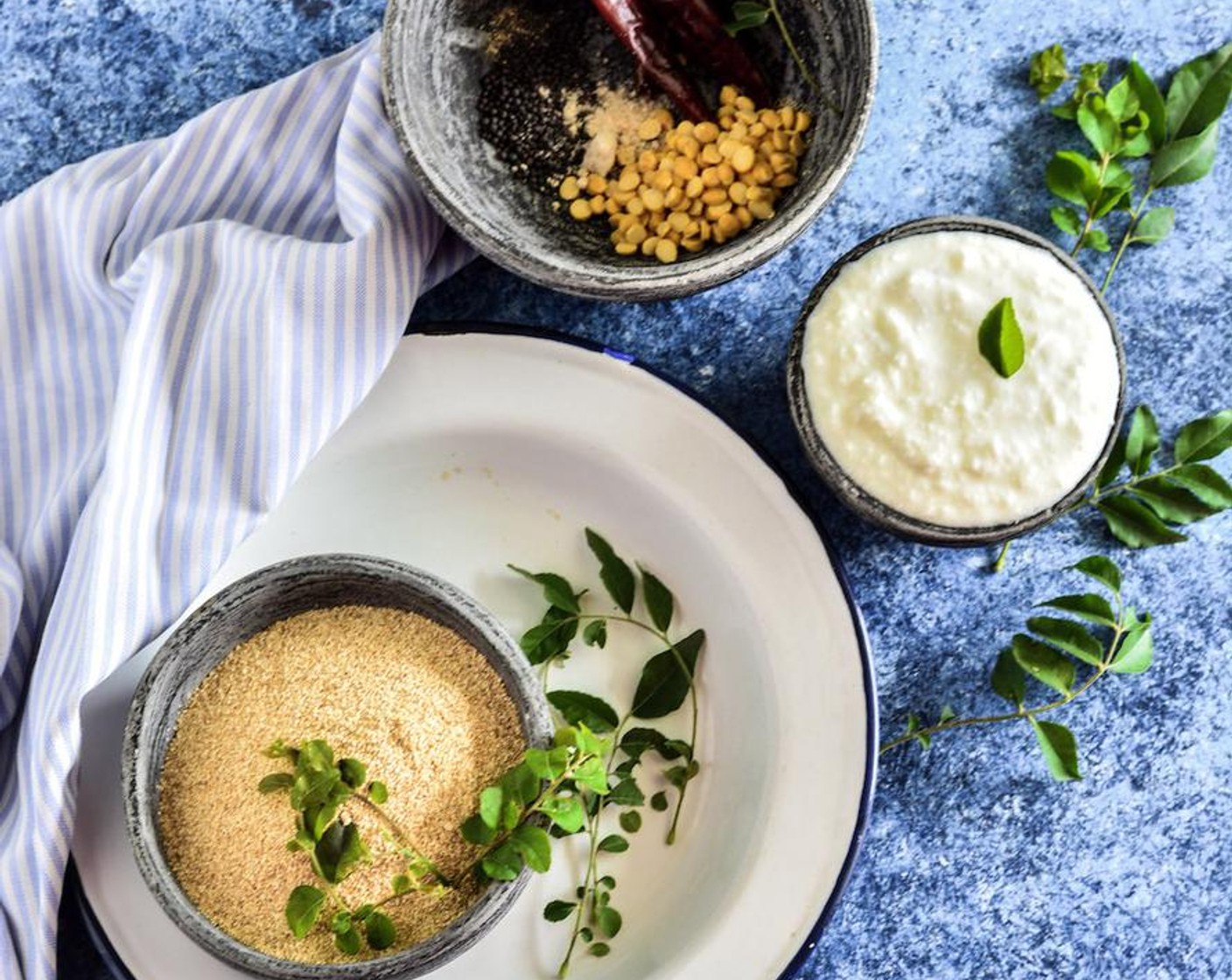 step 1 Collect all the ingredients on the kitchen counter before you start making the Idlis.