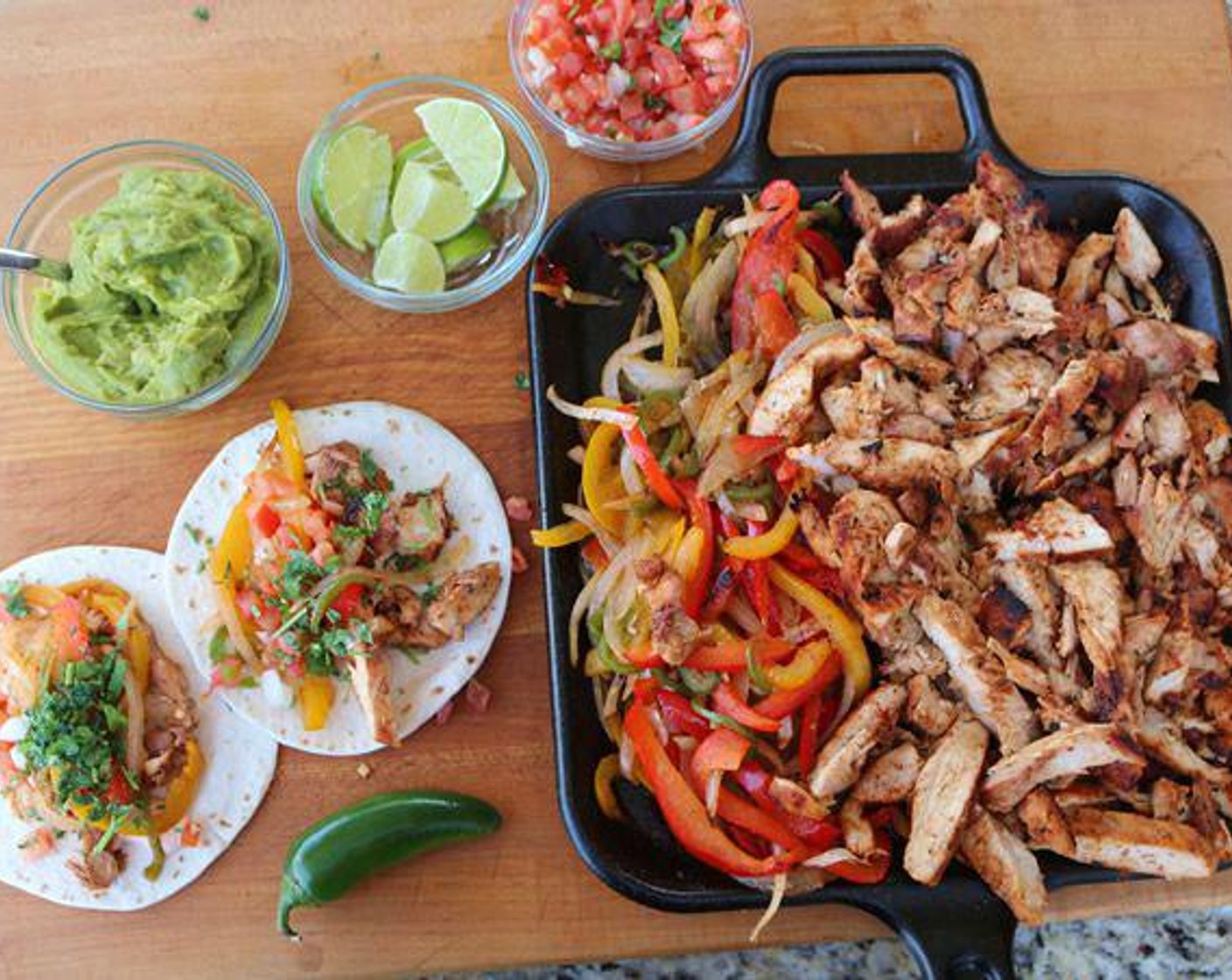 Grilled Chicken Fajitas