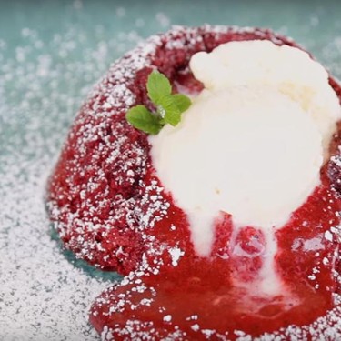 Red Velvet Lava Cake Recipe | SideChef