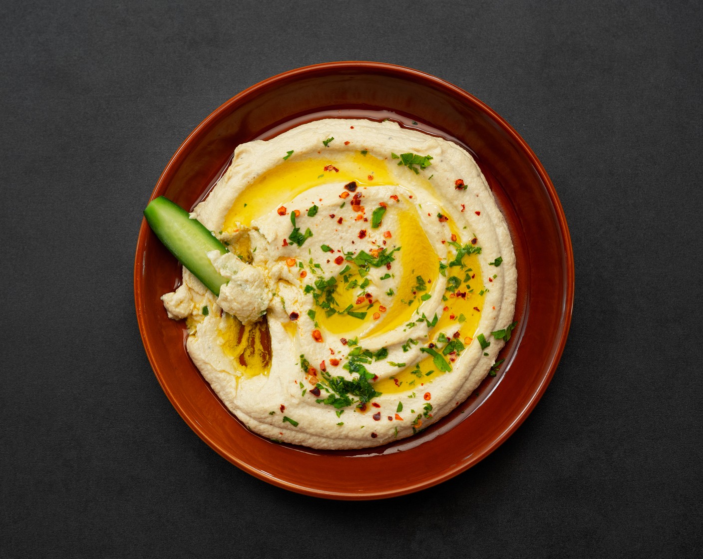 Gerösteter Blumenkohl-Hummus
