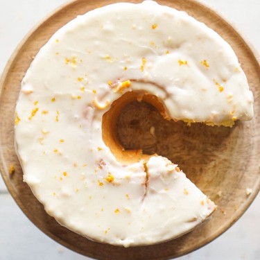 Orange Chiffon Cake with Orange Zest Icing Recipe | SideChef