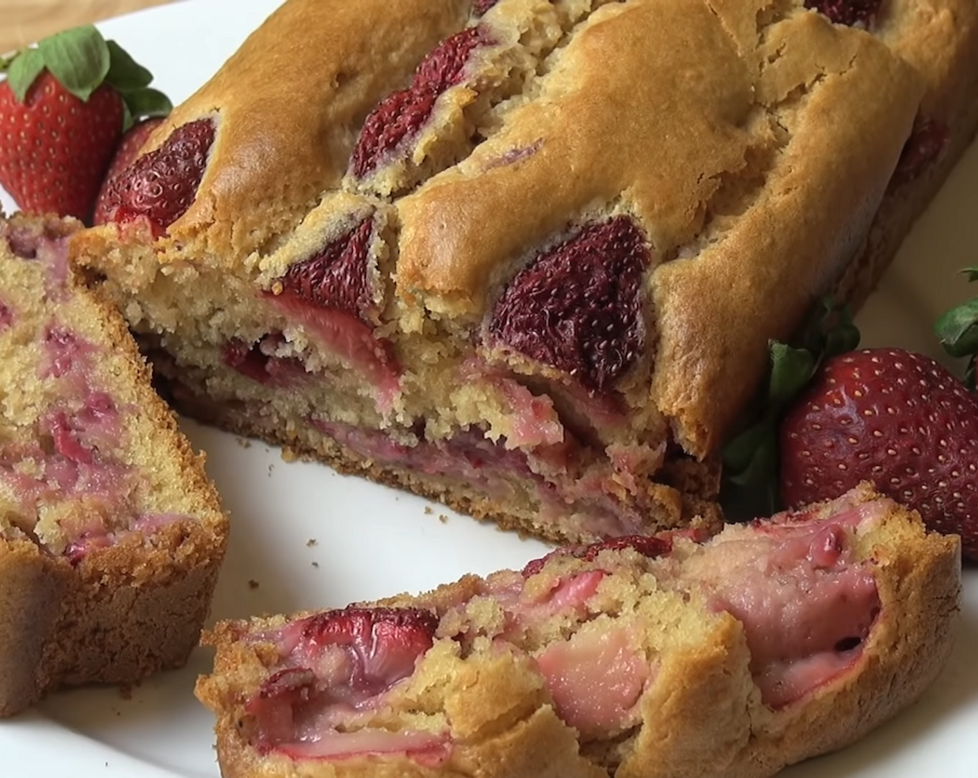 Strawberry Loaf Cake