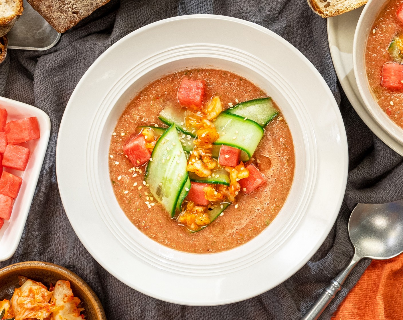 Kimchi Watermelon Gazpacho