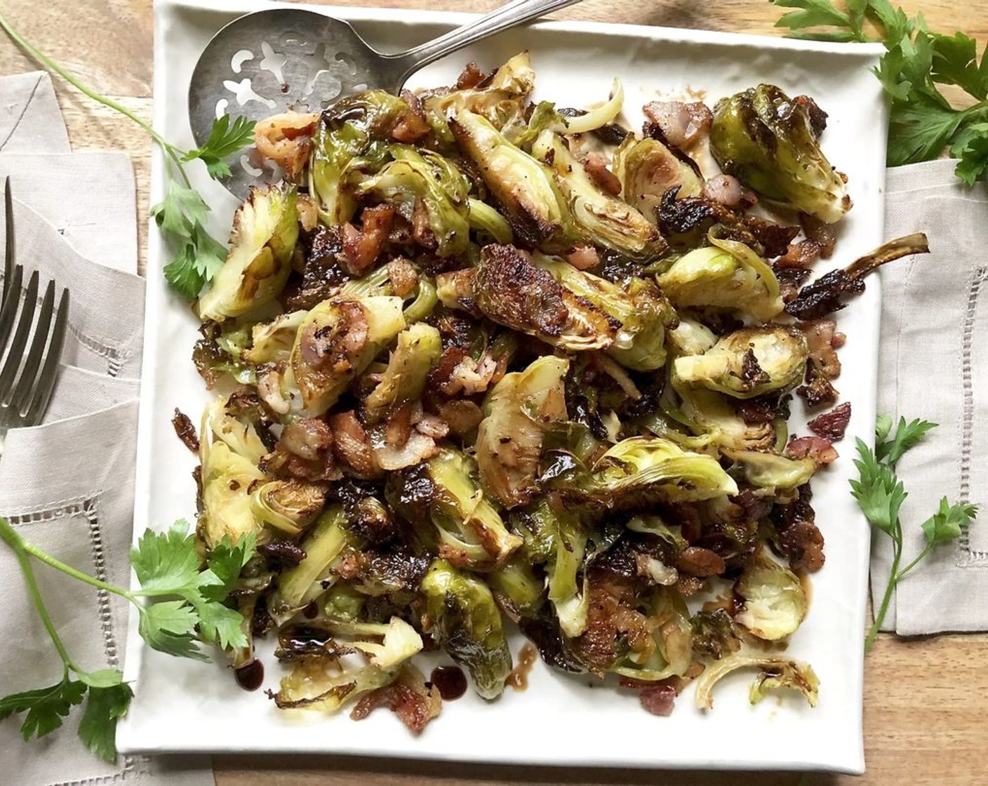 Balsamic Roasted Brussels Sprouts (Alexa Skill)