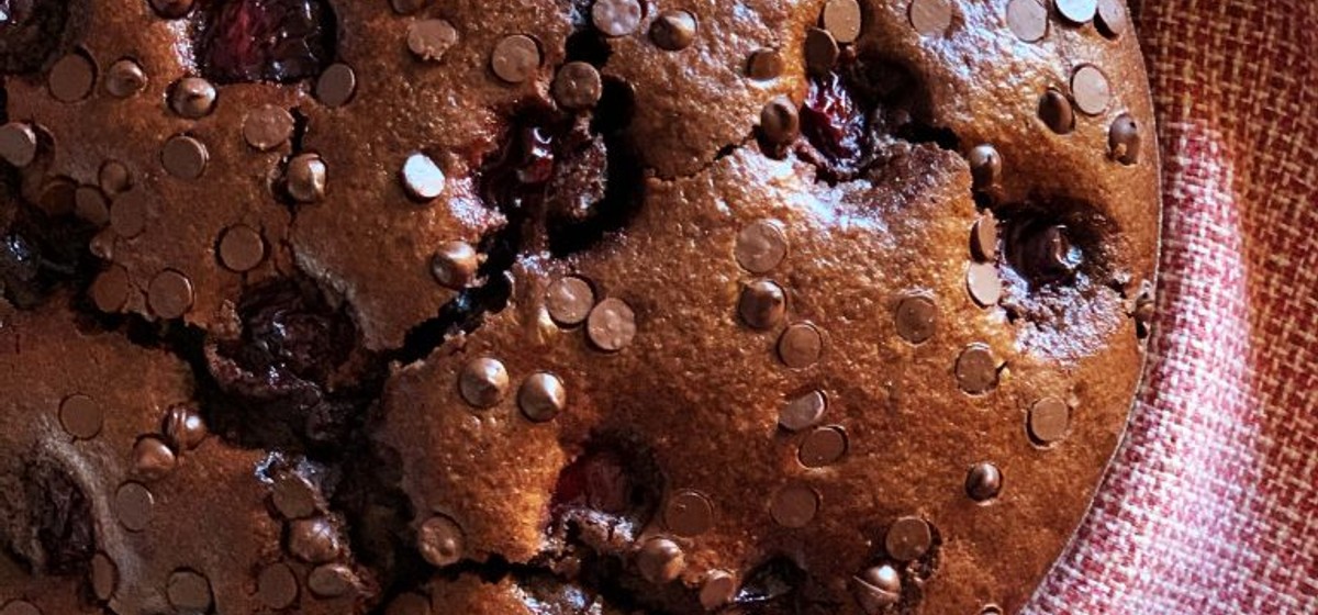 Dairy-Free Cherry Chocolate Cake Recipe | SideChef