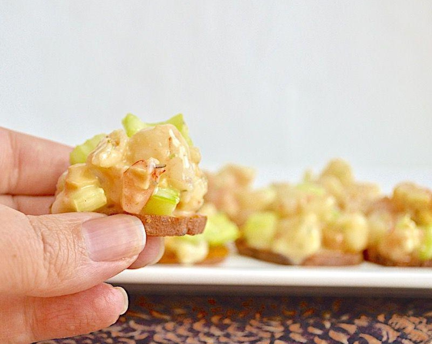 Shrimp Salad Sweet Potato Bites