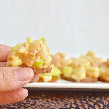 Shrimp Salad Sweet Potato Bites Recipe | SideChef