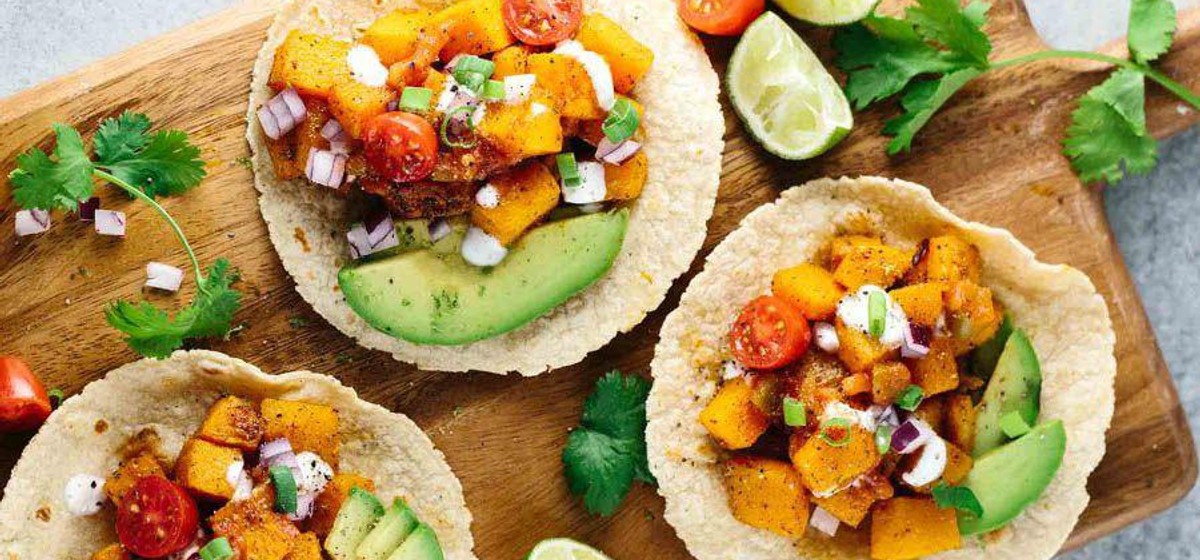 Maple Roasted Butternut Squash Tacos Recipe | SideChef