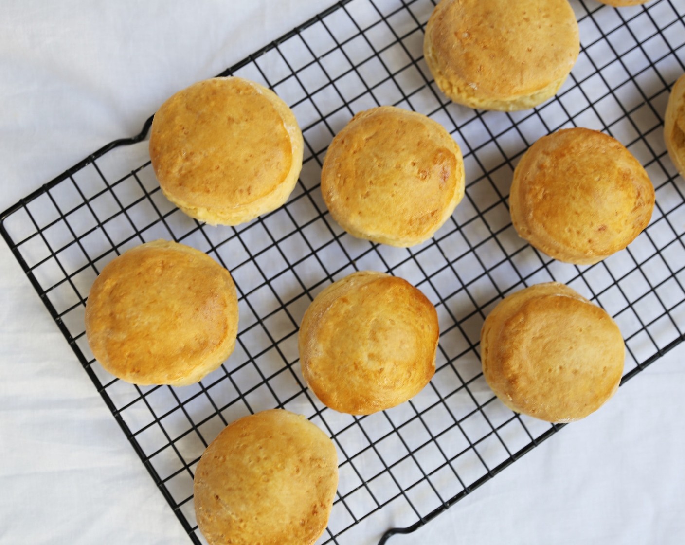 step 9 Cool scones on a wire rack for around 10 minutes. Serve and enjoy!