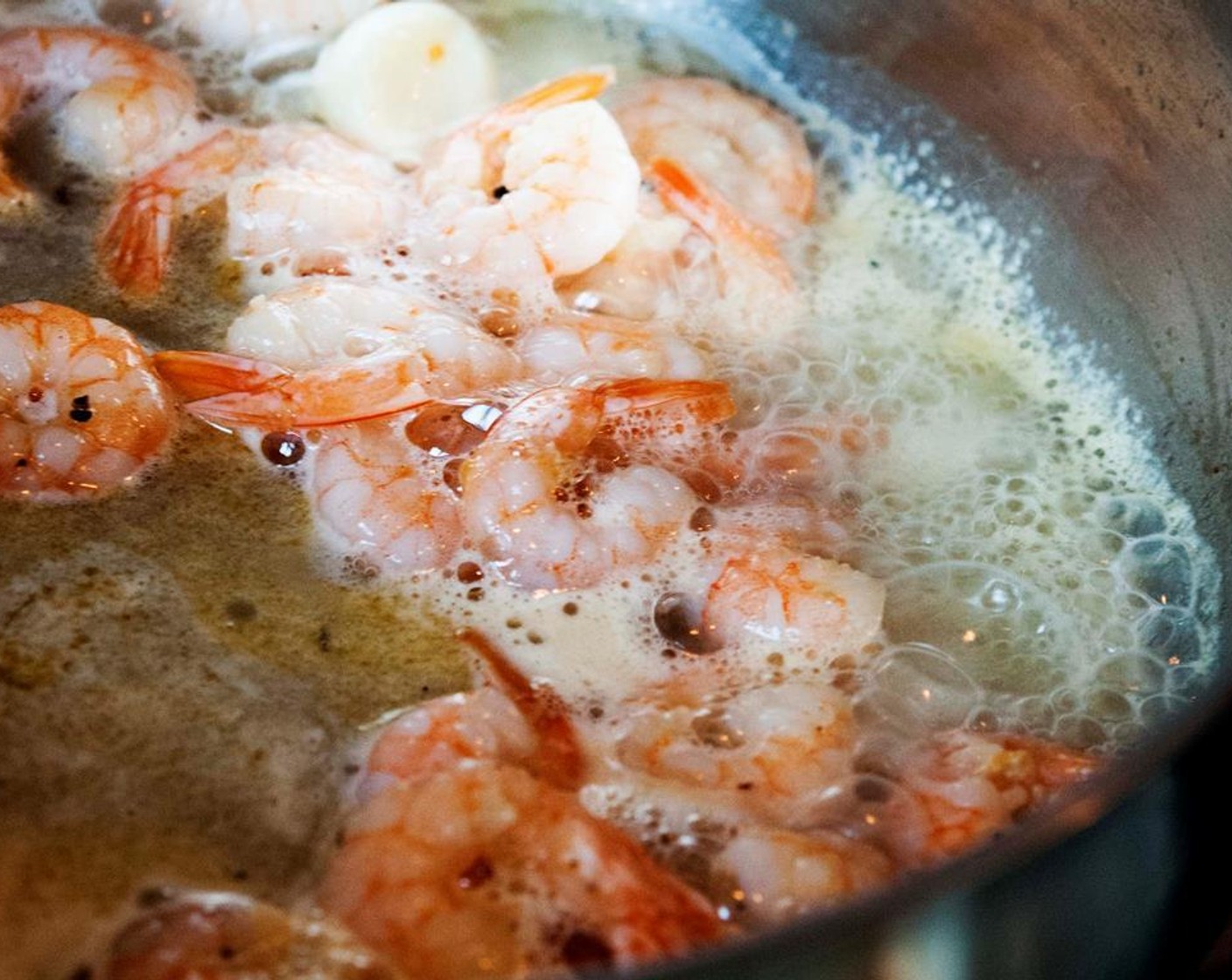 step 4 Pour in the White Wine (120 mL) and let it evaporate on medium-high heat.