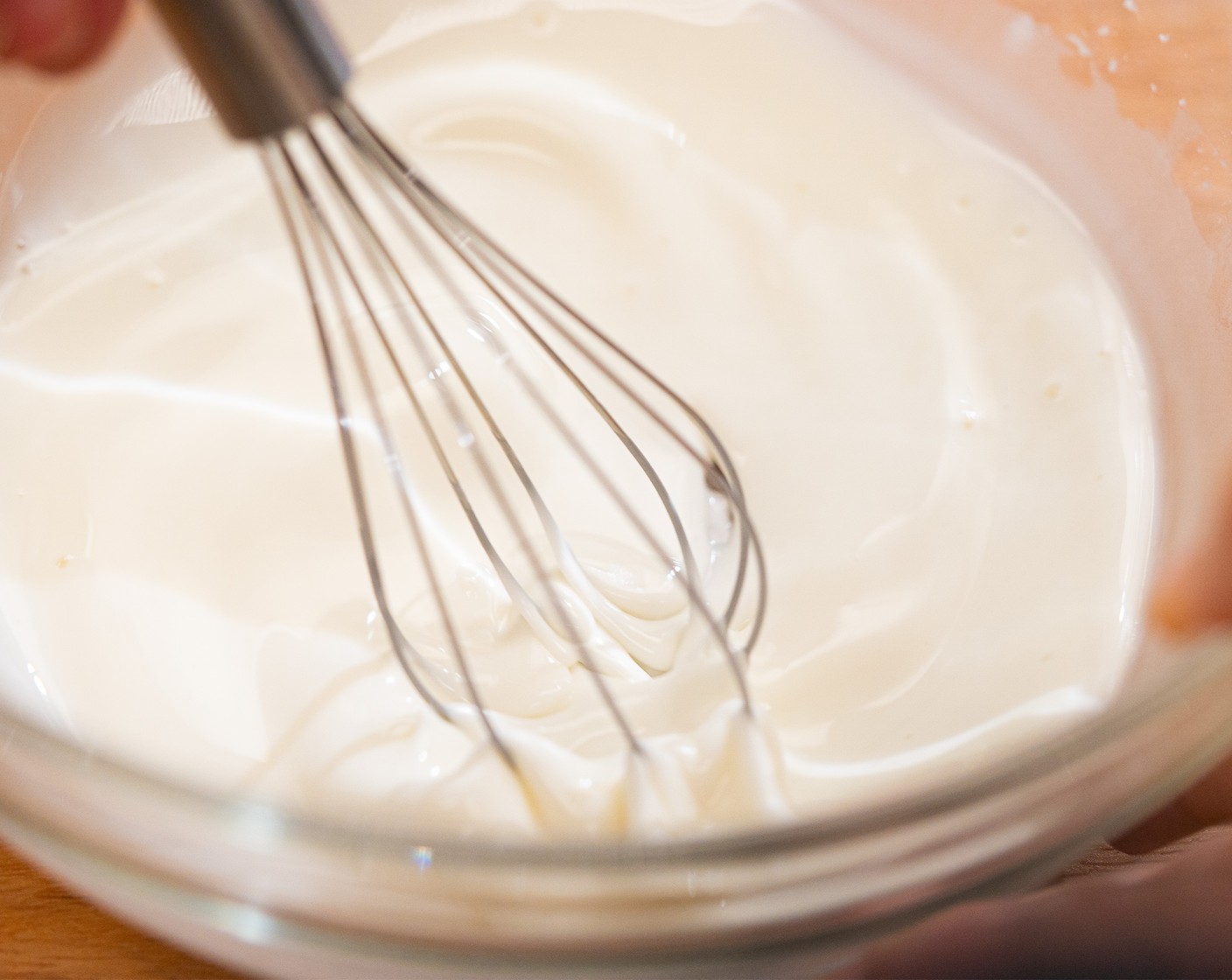 step 3 In a large bowl, whisk together Corn Starch (1/2 cup), Potato Starch (1/2 cup), Kosher Salt (1 tsp), Baking Powder (1/2 tsp), 1/2 cup plus 2 Tbsp Water (1/2 cup). If it feels too “sticky”, after whisking for a minute, then add another splash of water and stir until the batter is smooth. Set aside.