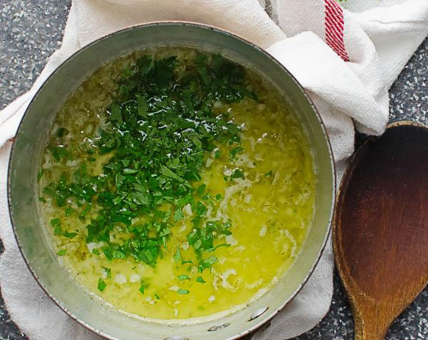 step 4 Add 1 teaspoon of Lime Zest, Lime (1/3), Fresh Cilantro (2 Tbsp). Stir and set aside.