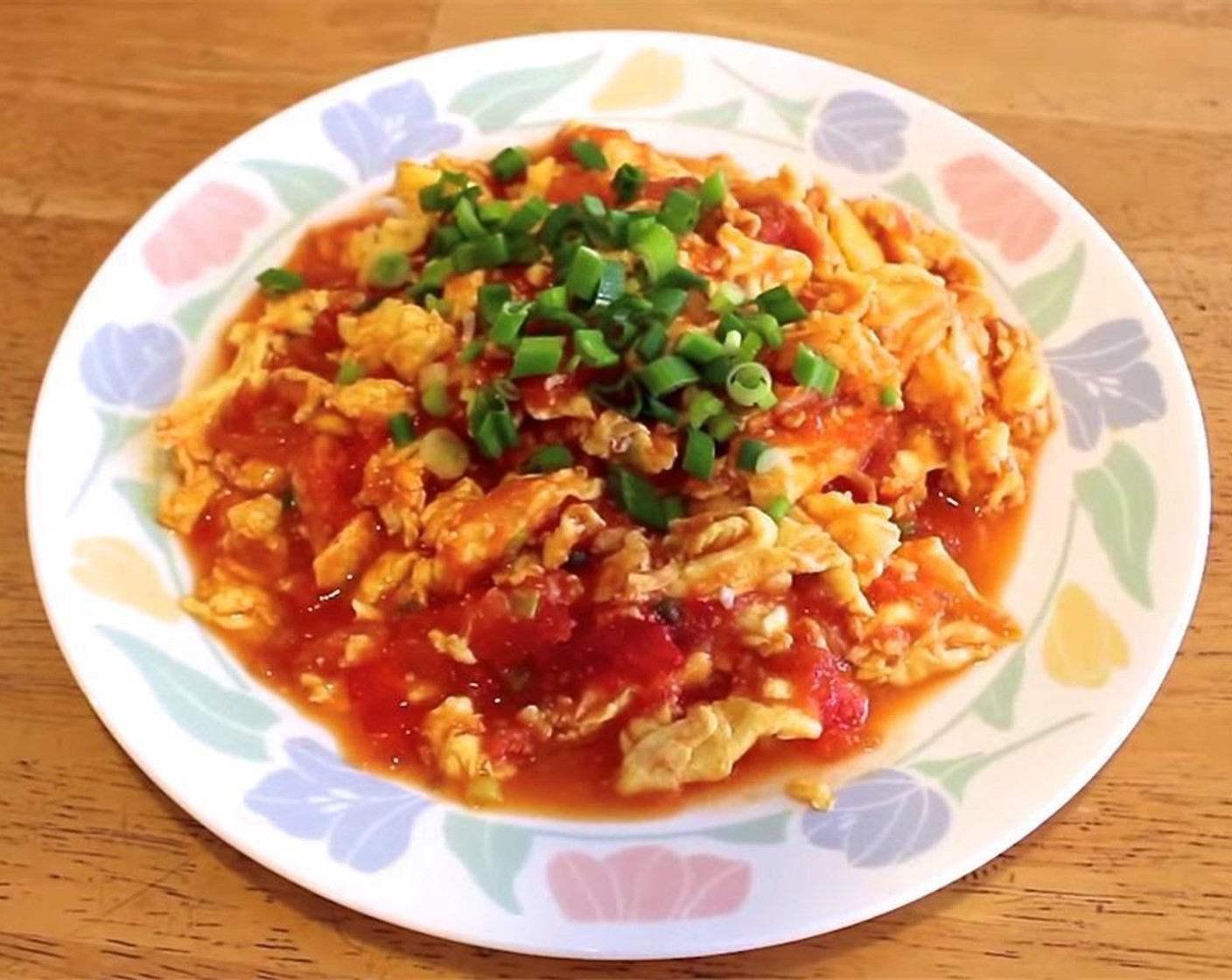 step 5 Plate and top with rest of green onions on top. Serve, and enjoy!