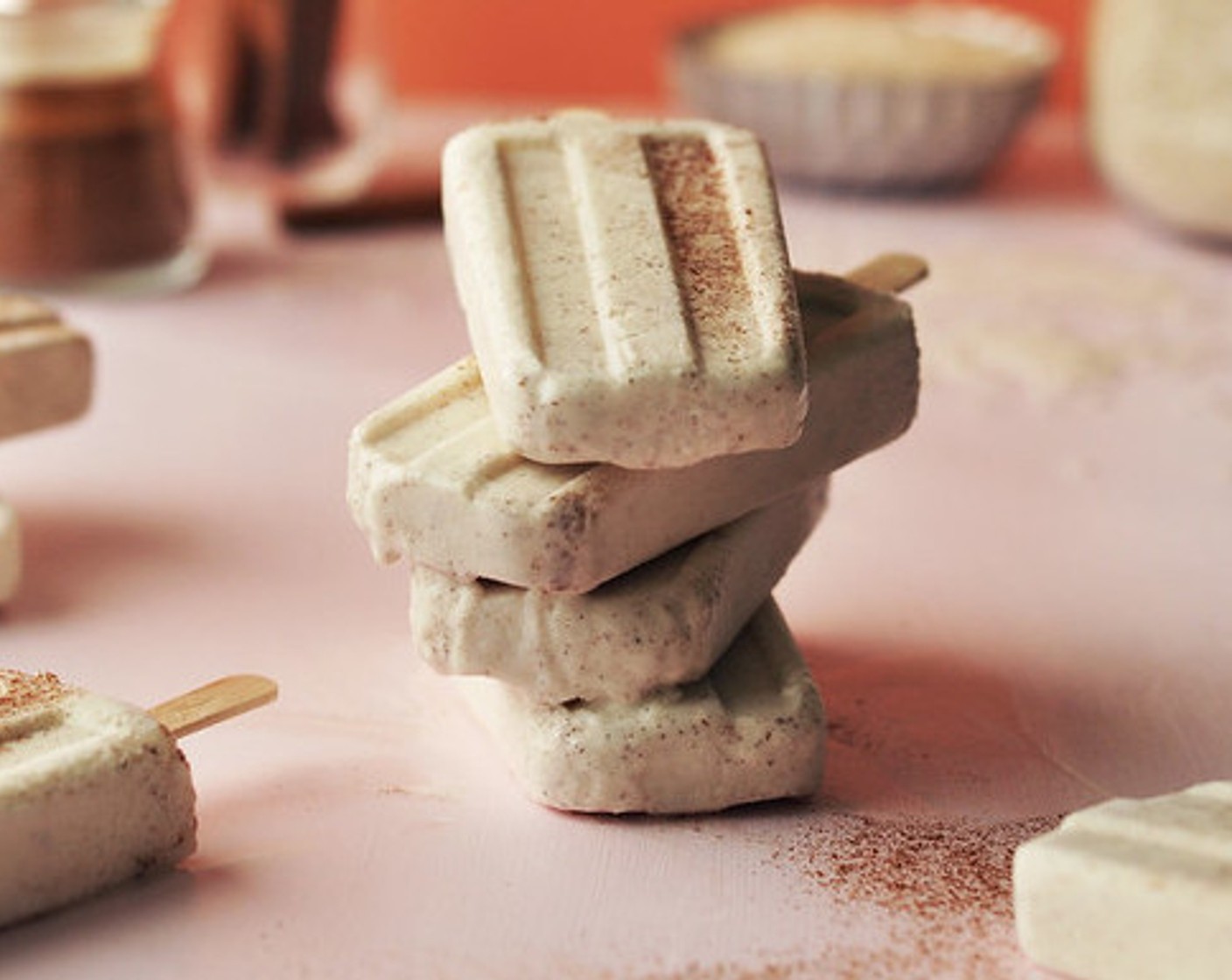 Creamy Cinnamon Horchata Popsicles